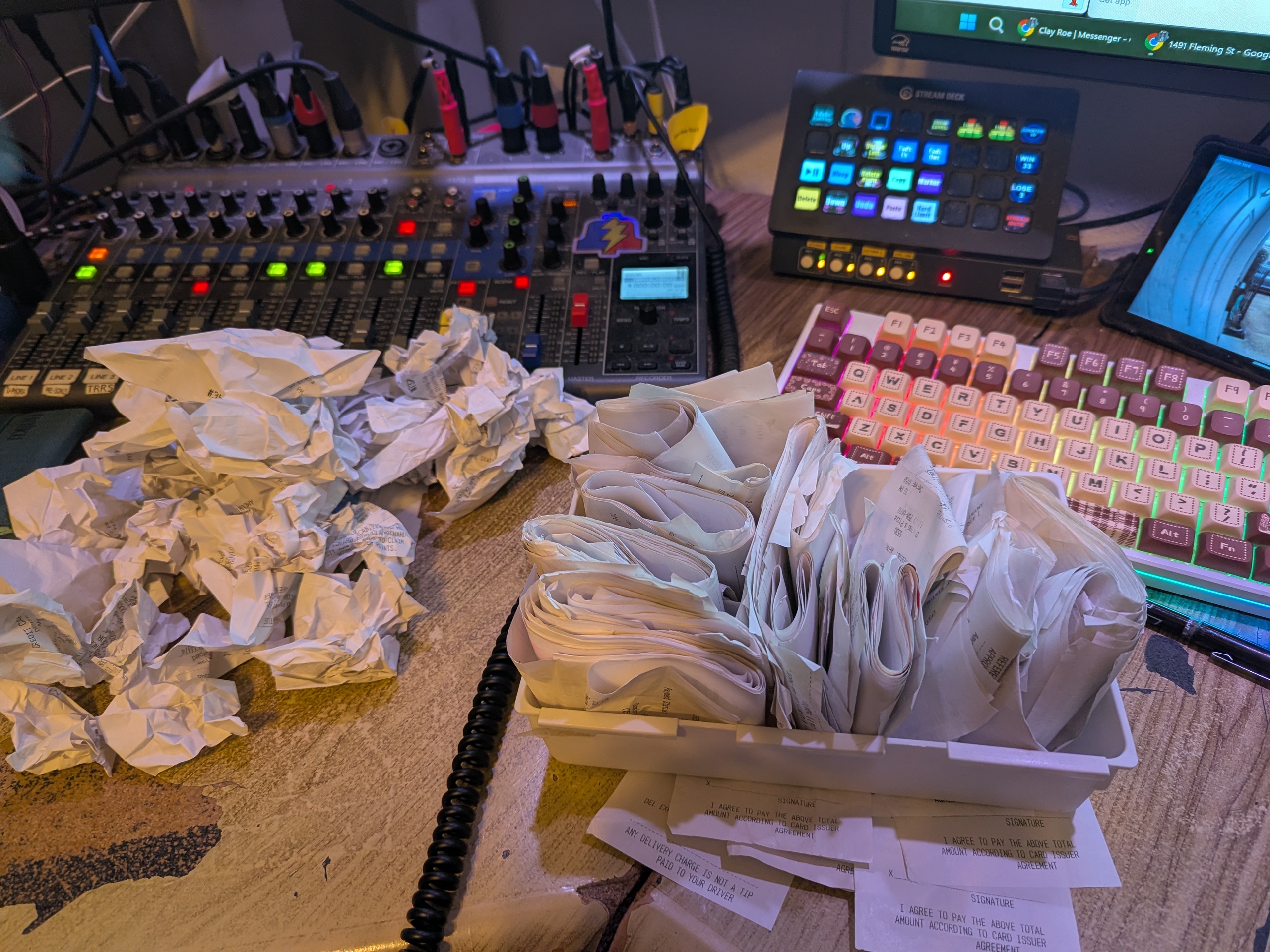 an actual picture of fat stacks of pranks